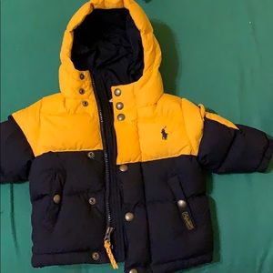 Polo winter coat for 9 month baby